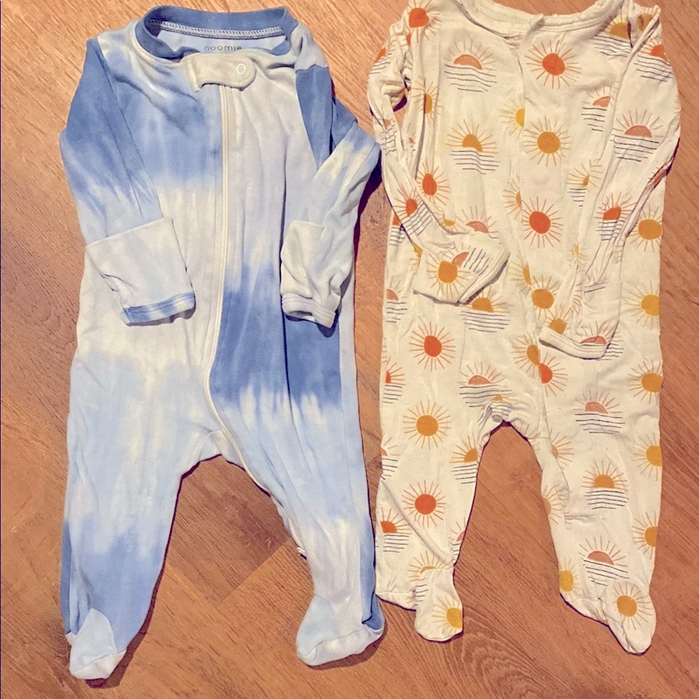 Noomie and Magnetic Me Baby Onesies